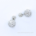 Multi Colors Double-faced Shamballa Jewels Earring For Women